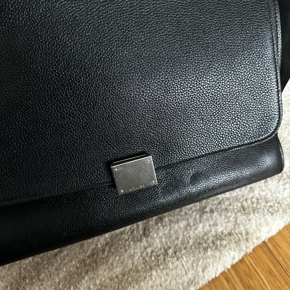 Celine Trapeze Bag black leather and suede - Picture 16 of 16